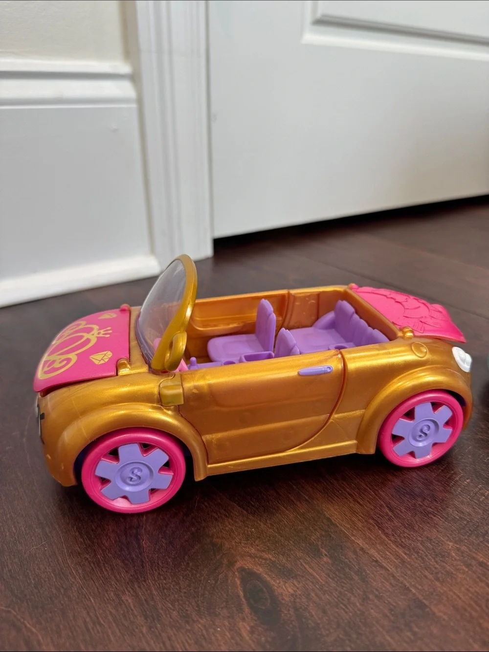 Shopkins Car Bundle Shoppies Toys Pink Purple Aqua Gold